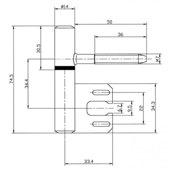 ONDERH.PAUMELLE SKN VERNIKKELD 75X14MM-M 7 DRAAD-STALENKOZIJN