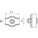 411-02E / STAALDR.KLEM SIMPLEX 02MM VZ.