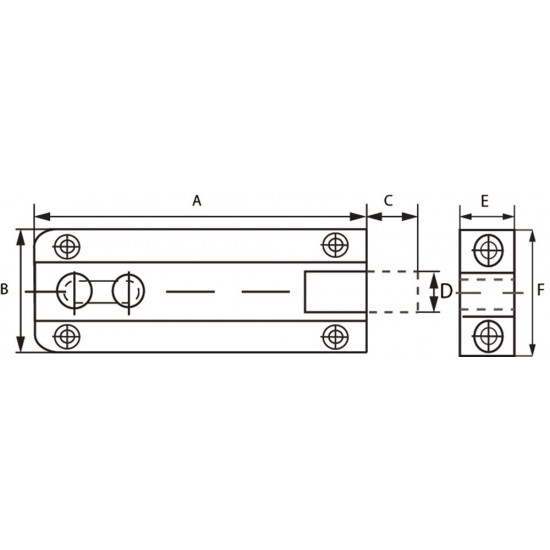 PS 650B / PROFIELSCHUIF VLAK 25X050 NIKK