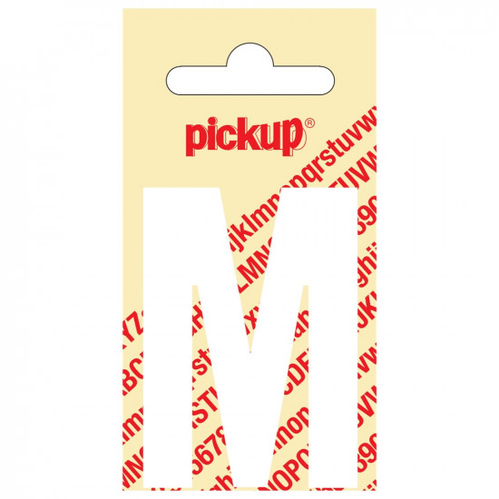 PLAKLETTER NOBEL 60 MM WIT M