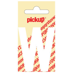 PLAKLETTER NOBEL 60 MM WIT W