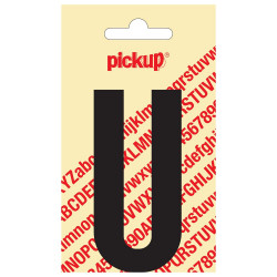 PLAKLETTER NOBEL 90 MM ZWART U