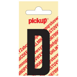 PLAKLETTER NOBEL 60 MM ZWART D