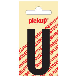 PLAKLETTER NOBEL 60 MM ZWART U