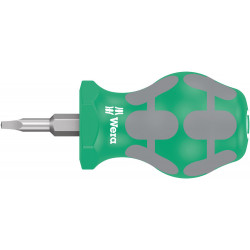 Wera 368 stubby schroevendraaier voor binnenvierkant-schroeven, # 1 x 25 mm