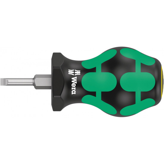 Wera 335 stubby/carburateurschroevendraaier, 0.8 x 4 x 24.5 mm