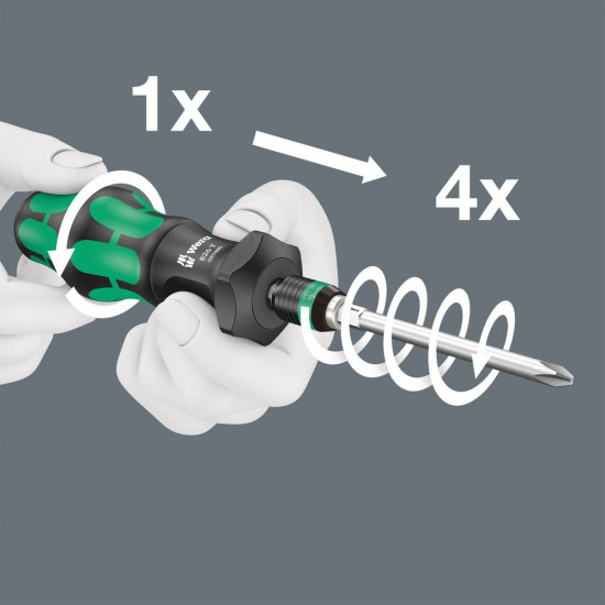 Wera schr.dr. set kraftf.turbo 826t