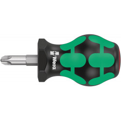 Wera 350 ph kruiskop stubby/carburateurschroevendraaier, ph 3 x 25 mm