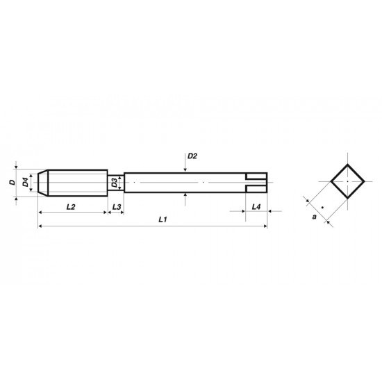 HSS-G HANDTAPSET M3X0.5 +