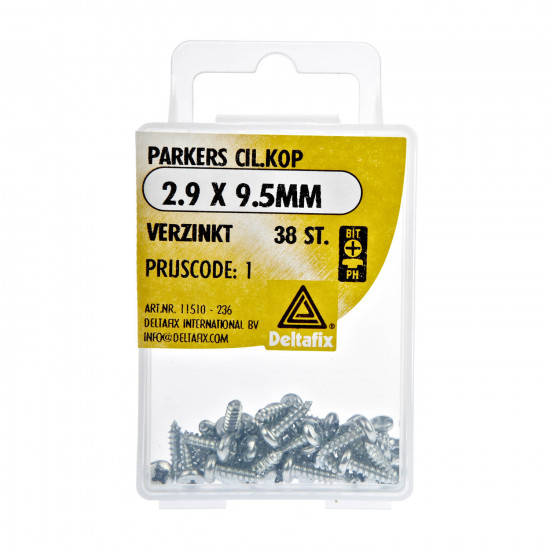 PARKERS CIL.KOP VERZINKT 2.9X95 38 ST