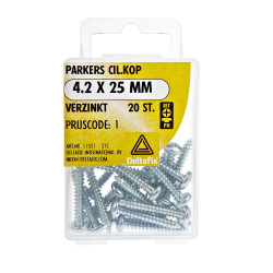 PARKERS CIL.KOP VERZINKT 4.2X25 20 ST