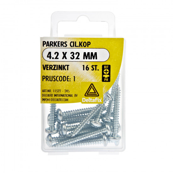 PARKERS CIL.KOP VERZINKT 4.2X32 16 ST