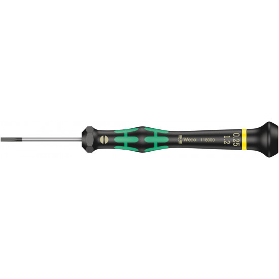 Wera 2035 kraftform micro sleuf schroevendraaier, 0.25 x 1.2 x 40 mm