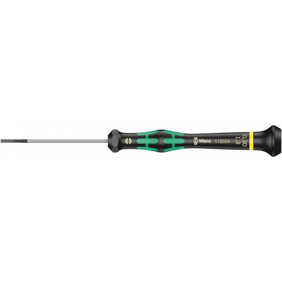 Wera 2035 kraftform micro sleuf schroevendraaier, 0.30 x 1.8 x 60 mm