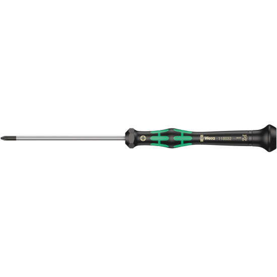 Wera 2055 pz kraftform micro pozidriv schroevendraaier, pz 0 x 60 mm