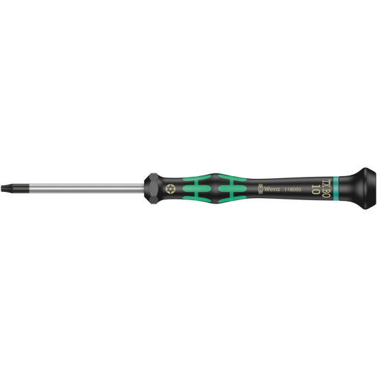 Wera 2067 kraftform micro torx® bo schroevendraaier, tx 10 x 60 mm