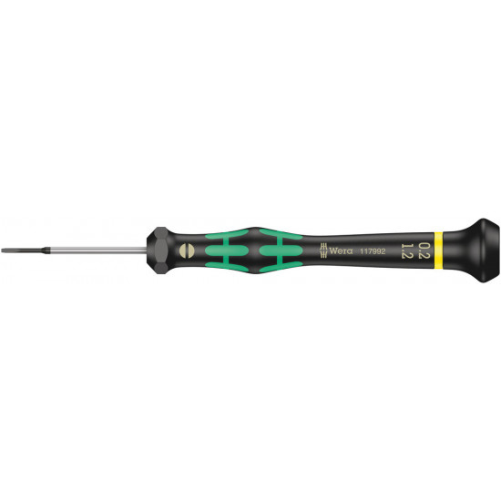 Wera 2035 kraftform micro sleuf schroevendraaier, 0.20 x 1.2 x 40 mm