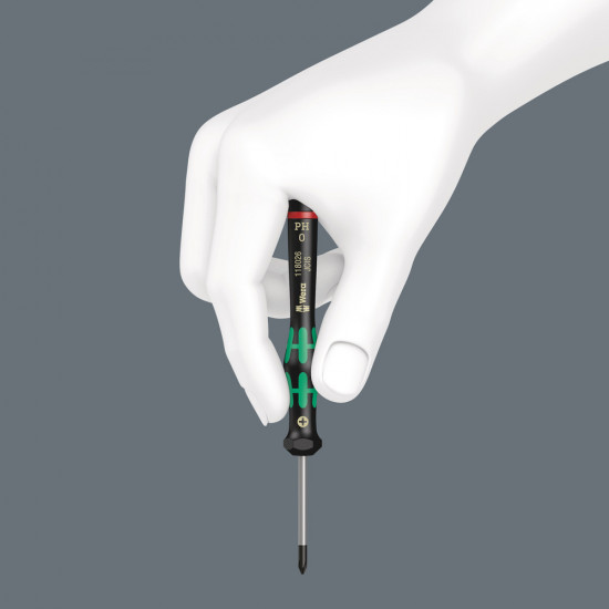 Wera 2067 kraftform micro torx® hf schroevendraaier met vasthoudfunctie, tx 4 x 40 mm