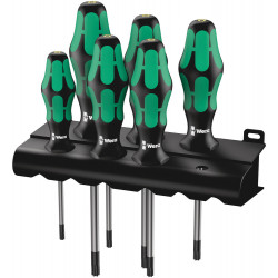 Wera 367/6 torx® hf kraftform plus schroevendraaierset met vasthoudfunctie + houder, 6-delig