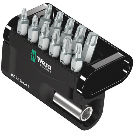 Wera bitset bc 12 wood 2 5057422001