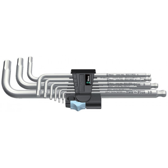 Wera 3950 9 hex-plus stainless 1 zb