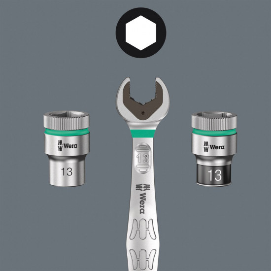 Wera ringsteeksleutel 13x160mm