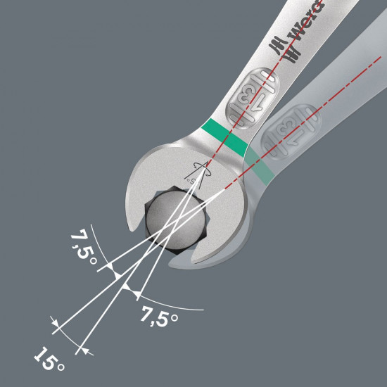 Wera ringsteeksleutel 17x190mm