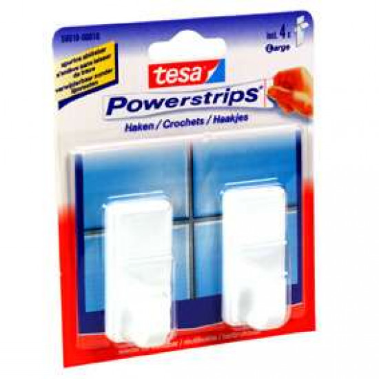 TESA POWERSTRIPS LARGE CLASSIC WIT 0 44 WIT