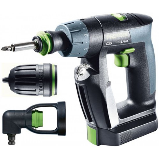 Festool accu-schroefboormachine cxs 2,6-set