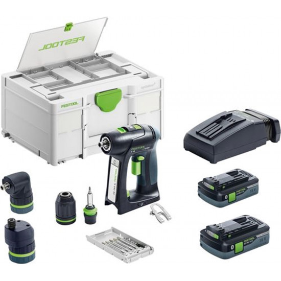 Festool accu-schroefboormachine c 18 hpc4,0 i-set