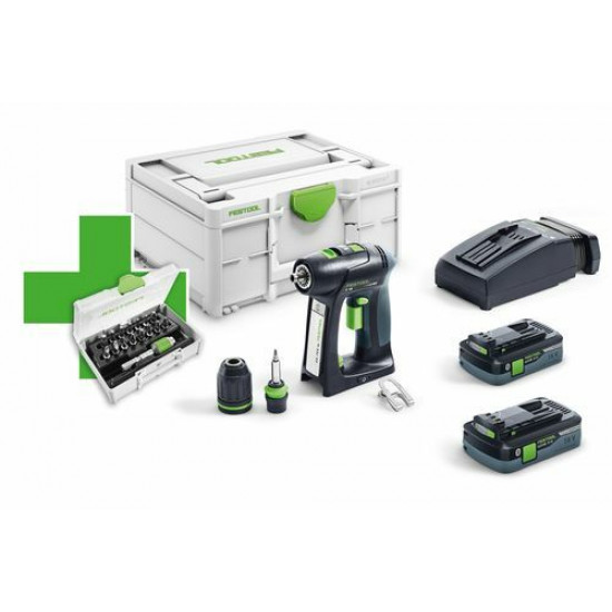 Festool accu-schroefboormachine c 18 hpc4,0 i-plus p21