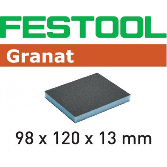 Festool schuurspons 98x120x13 120 gr/6