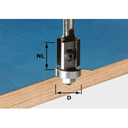 Festool keermes-kantenfrees hw s8 d19/20wm z2