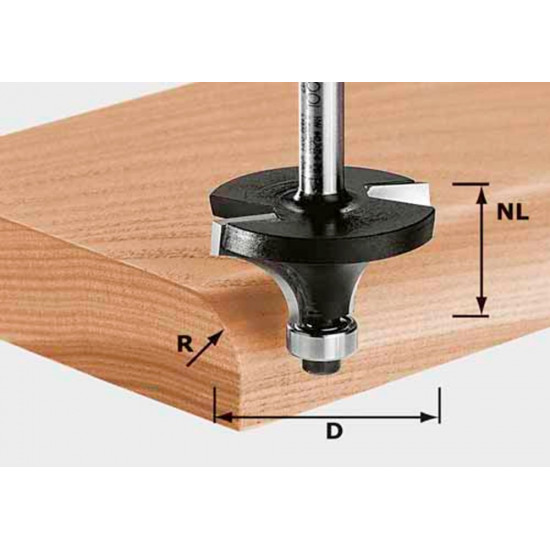 Festool afrondfrees hw s8 d28,7/r8 kl